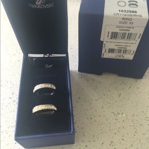 COPY - Swarovski double rings